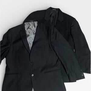 Lot of 2 Made In Italy Wool Blazers Men’s 44R Manzoni & Tiglio Luxe Old Money